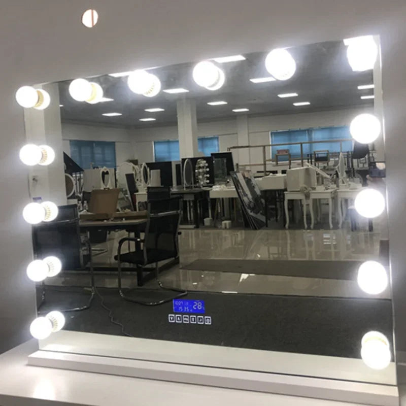Vanity Mirror Dressing Table Mirror Make up Table Wood Drawer Dresser vanity mirror set with lights