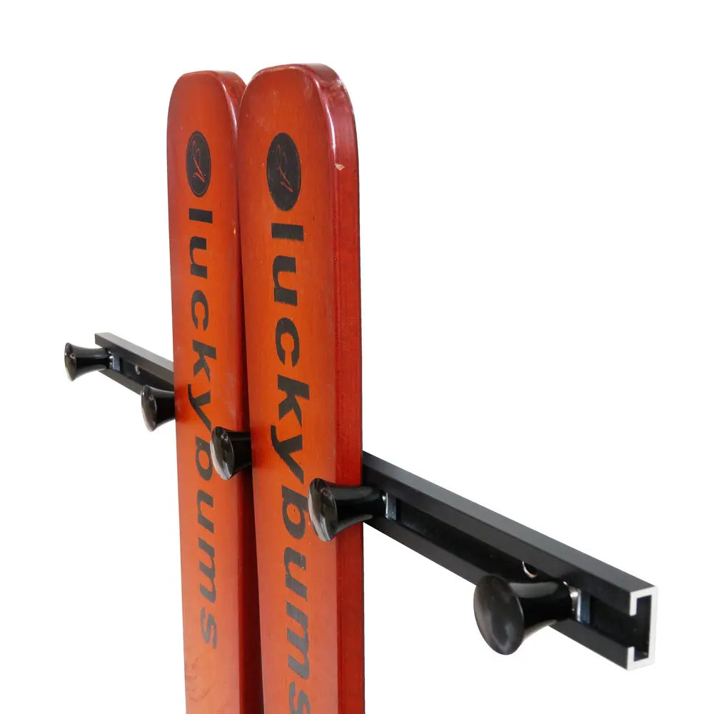 Ski Hanger Wall or Floor Ski Storage Rack Adjustable Spacing Wall Mounted Rack for for Home and Garage Storage