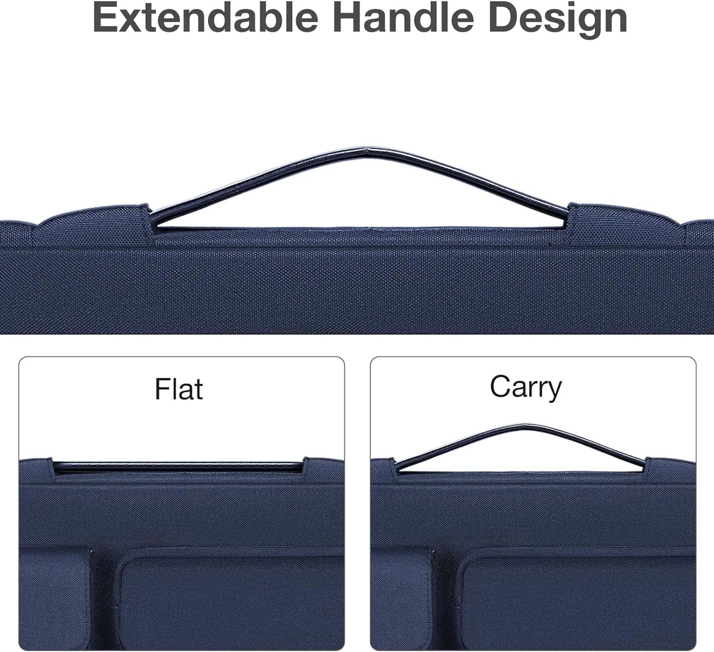 Protective Laptop Sleeve Handbag for Macbook Pro Air 13 13.3 14 15 15.6 16 inch Asus HP Dell Notebook Carrying Case Men Women