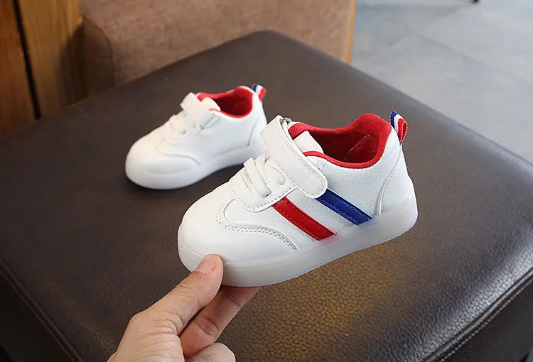 Kid Tennis 2024 Spring and Autumn Children LED Sneakers Boys Glowing Shoes Kids Baby Girls Toddler Shoes with Light Up Luminous