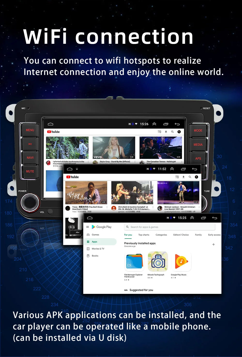 Android 13 Car Radio Carpaly For VW Volkswagen Golf 5 6 Touran Passat B6 Jetta MK5 Autoradio Multimedia Player Smart car systems