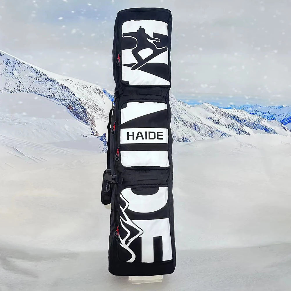 Ski Single Bag With Wheels Large Backpack Waterproof Snowboard Bag Roller With Wheels For Smooth Carrying Storage Transportation