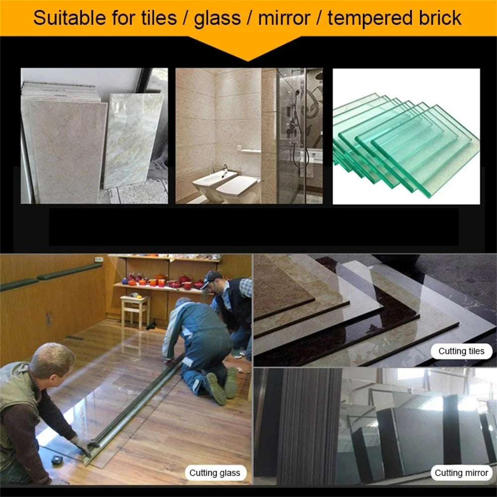 Cutting 6-12mm Glass Cutter Glass Cutter For Householdcutting Work Handle Material Wood Iron Durable