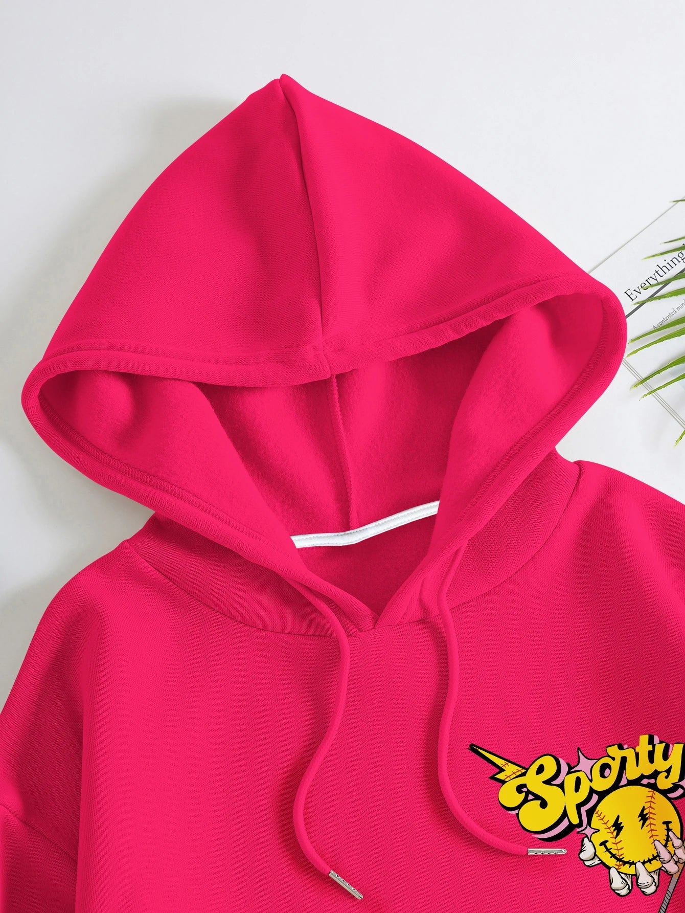Fashionable and versatile comfortable and loose texture trendy all-season sweatshirt casual style letter print