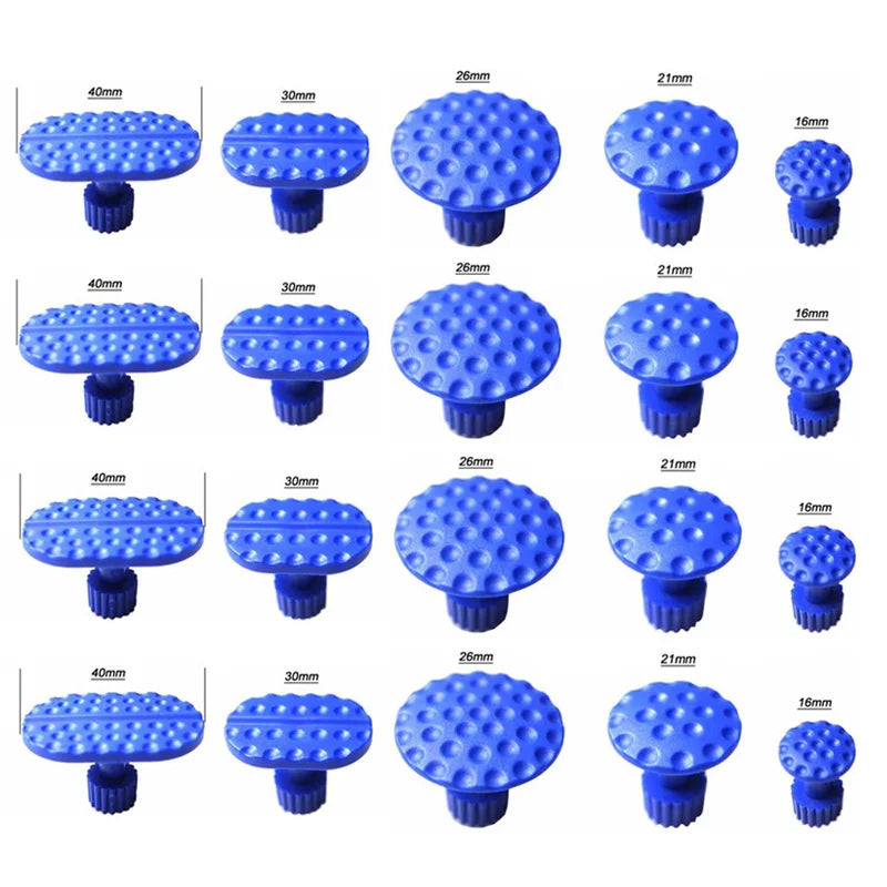 Auto Dent Repair Tools Kit Car Body Sheet Metal Paintless Bump Removal Reverse Hammer Kit Blue Tabs Set Pull Traceless Remover