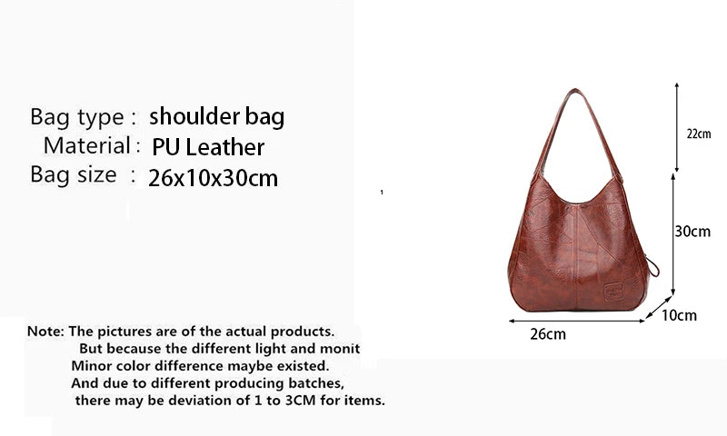 Yogodlns Vintage Women Hand Bag Designers Luxury Handbags Women Shoulder Tote Female Top-handle Bags Fashion Brand
