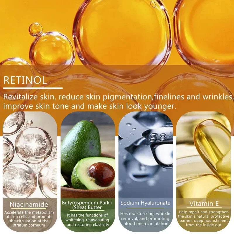 Retinol Postpartum Anti-Wrinkle Cream Anti-Aging Body Anti-Cellulite Care Improve Sagging Skin Repairing Firming Whitening Cream