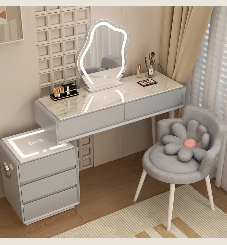 Organizer Wood Dressers Hotel Desk Storage Mobiles Organizer Dressers Sideboards Mirror Makeup Meubles De Chambre Bedroom Set