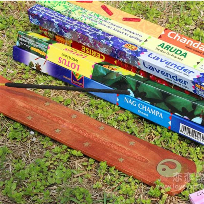 8pcs India Stick Incenses White Sage Sandalwood Natural Household Indoor Clean Air Indian Incense Sticks Yoga Buddhism 22cm