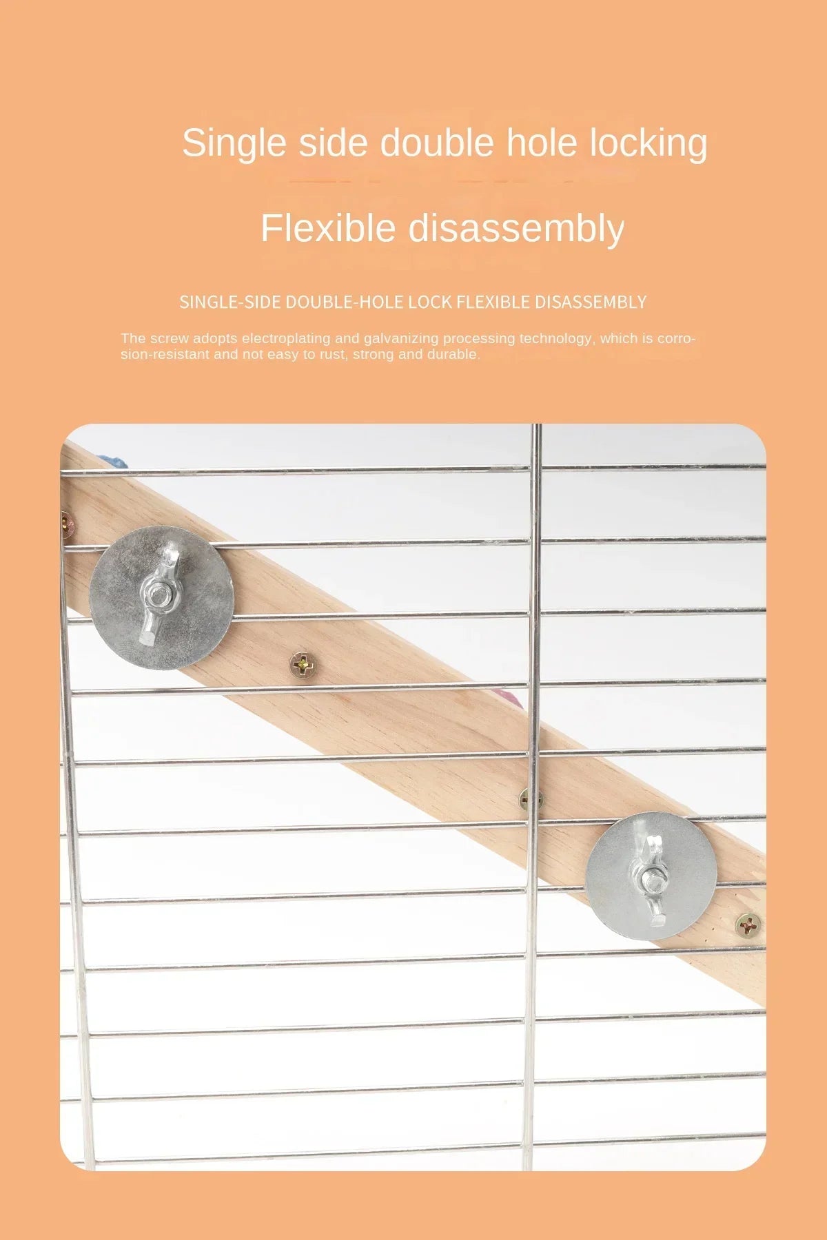4/6 Steps Wood Ladder Pet Interactive Bird Parrot Toy Ladder for Hamster Cage Funny Grinding Stick Climbing Toy Bird Accessories