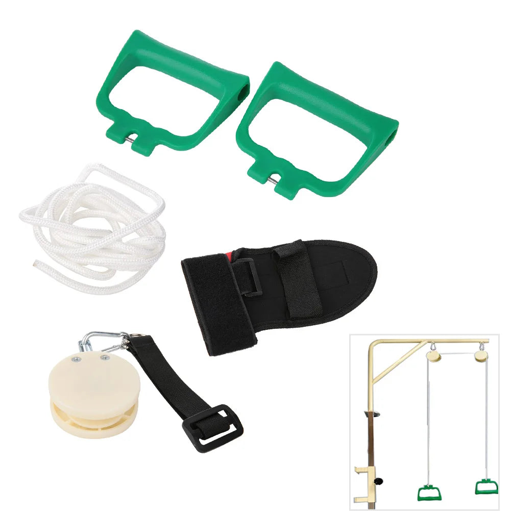 Shoulder Rehabilitation Training Kit Exercise Pulley Trainer Tool Home Use Arm Rehabilitation Training Equipment Kit Elderly