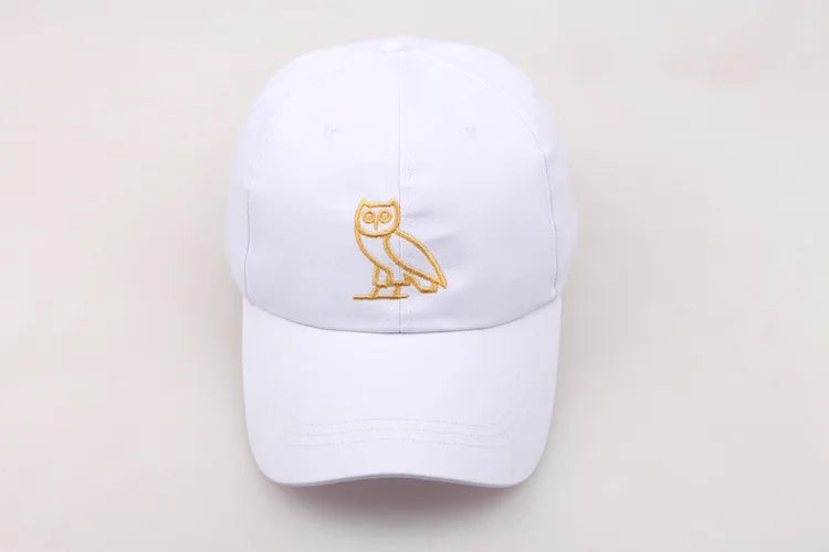 Fashion Trendy Pop Hip Hop Baseball Cap Embroidery Owl Sun Dad Hat for Men Women Streetwear Outdoor Caps Casquette Gorras