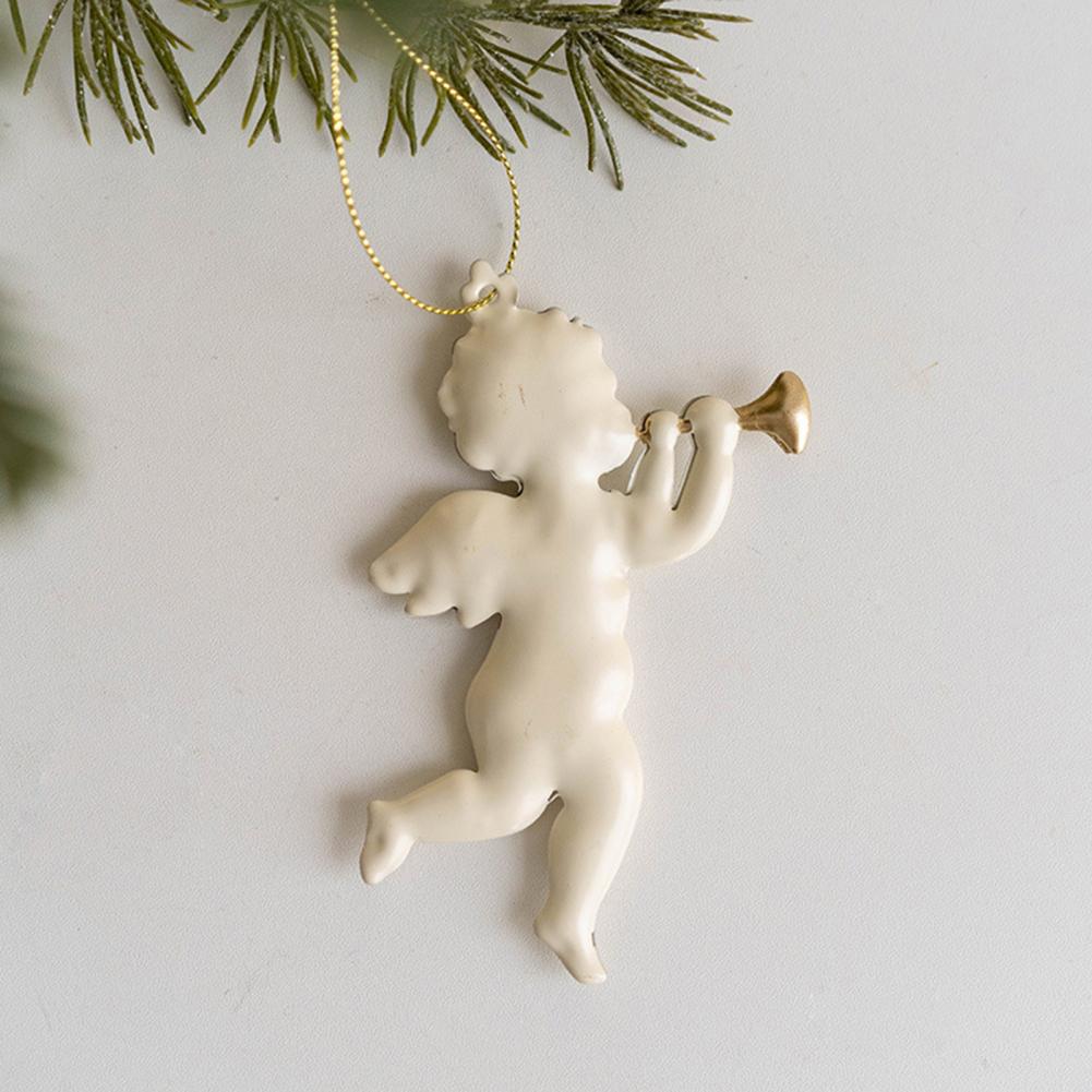 Christmas Pendant Exquisite Santa Claus Soldier Angel Shape Xmas Tree Hanging Ornaments for Festive Decoration