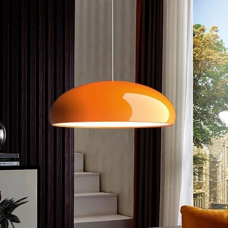 Nordic LED Pendant Light Macaron 35/45/60CM Round Hanging Luminaire Living Room Dining Room Caffee Home Lighting Decor Luminaire