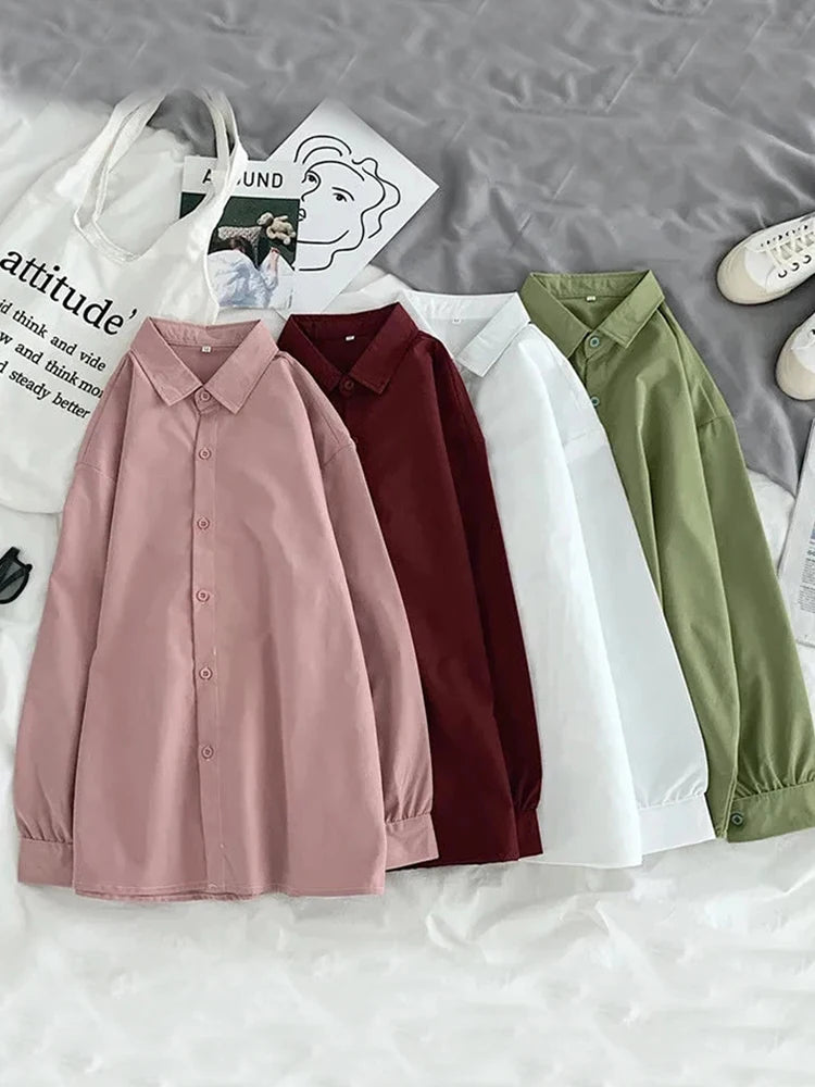 JMPRS Cute Embroidery Women Parkas Coat Winter Thick Hairy Korean Loose Warm Jacket Double Sided Design Pink Student Clothes