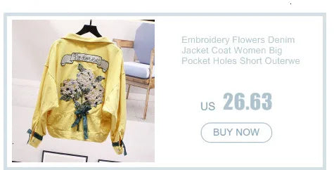 Fashion Hem Burrs Denim Jacket Women Sequins Mesh Lantern Sleeve Big Pocket Cowboy Outerwear Loose Short Jeans Jackets Female