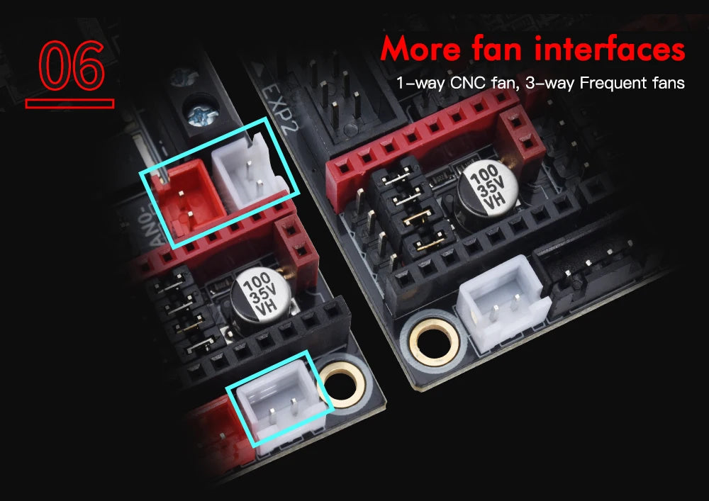 BIGTREETECH SKR V1.4 Turbo 32 Bit Motherboard PITFT50 Touch Screen TMC2209 TMC2208UART Driver For Voron V2.4 3D Printer