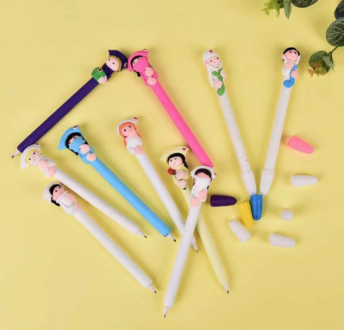 5pcs/lot Novelty Medical Staff Ballpoint Pen , Doctor and Nurse ball pen as School & Office Writing Supplies
