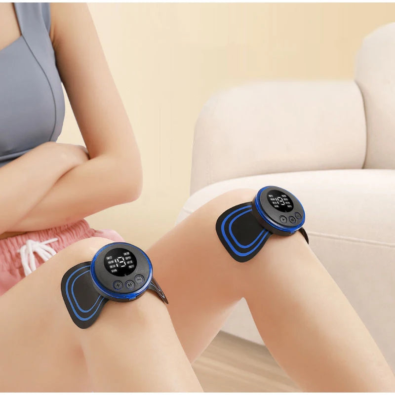 Rechargeable Electric Body Neck Massager Mini Cervical Waist Back Massage Patch Stimulator Massageador Portable Gel Pad Sticker