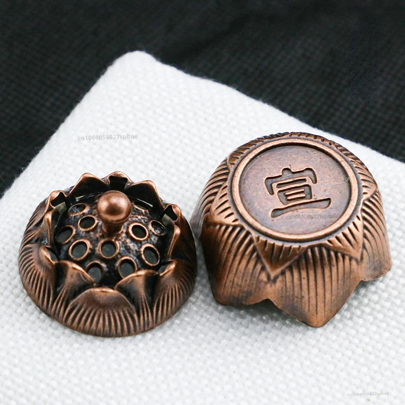 Lotus Incense Burner Buddhism Faucet Incense Stick Holder Mini Sandalwood Censer Craft Home Offering Tea Table Decor Ornament