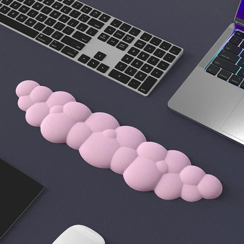Cloud Shape Wrist Rest Pad Anti-Slip Desk Mat Memory Foam Palm Rest Ergonomic Mouse Pad Typing Wrist Rest Office Accessories