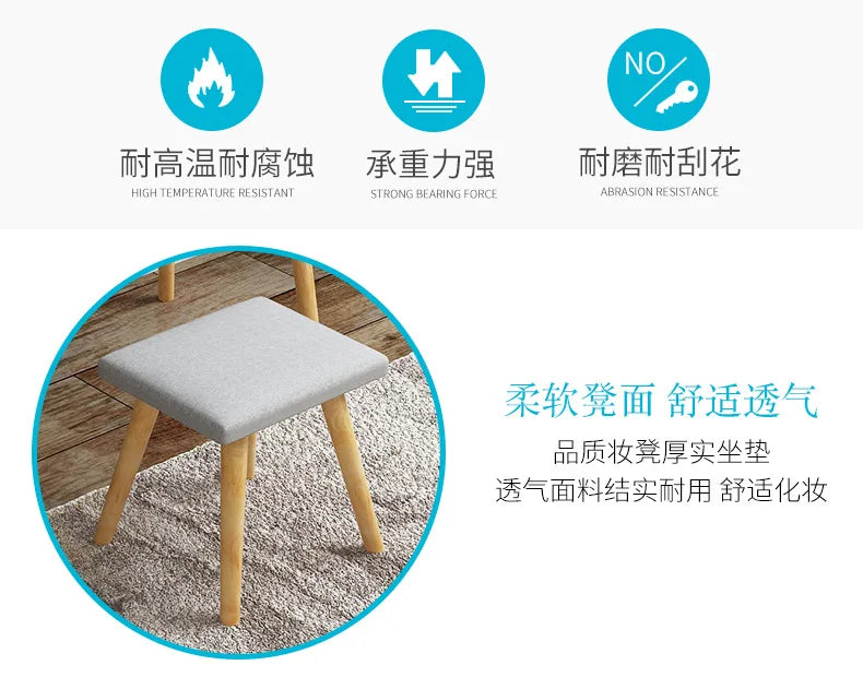 Bedroom Dresser Modern Dressing Table with Stool Mirror Dressing Table Bedroom Makeup Dressing Table Home Furniture