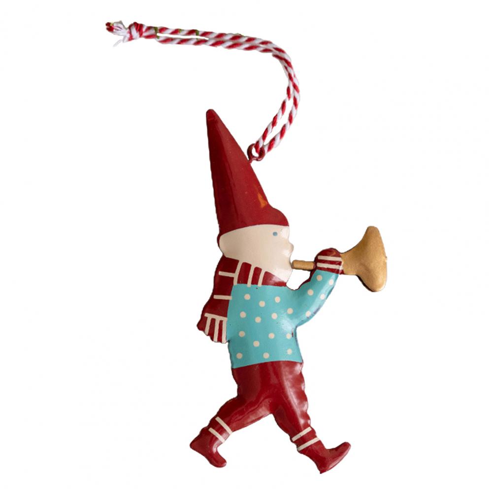 Christmas Pendant Exquisite Santa Claus Soldier Angel Shape Xmas Tree Hanging Ornaments for Festive Decoration