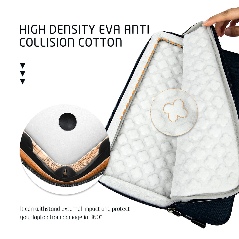 Laptop Tablet Sleeve Pouch 13-14.2 Inch Bag For Macbook Air Pro Ipad Notebook Carring Case Slim Computer Zipper Sleeve Women Men