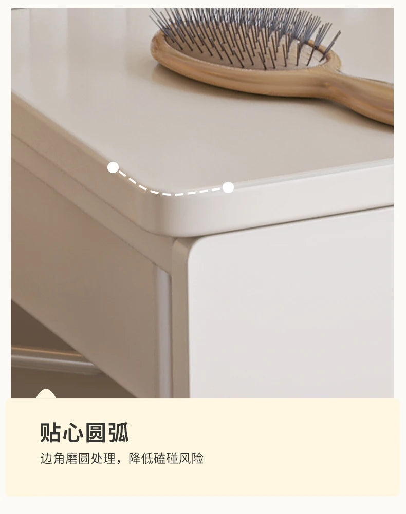 Storage Lacquer Dressing Table Container Items Cabinet Classic Dressing Table Girl Organizers Mdf Penteadeira Dressers Bedroom
