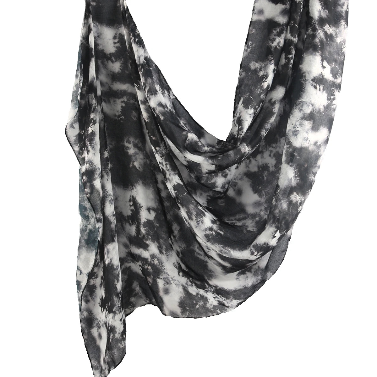 Hot-selling Muslim Premium Modal Ombre Hijab Tudung Cotton Watercolour Modal Shawl Hijab Muslim Women Scarf 180*80cm