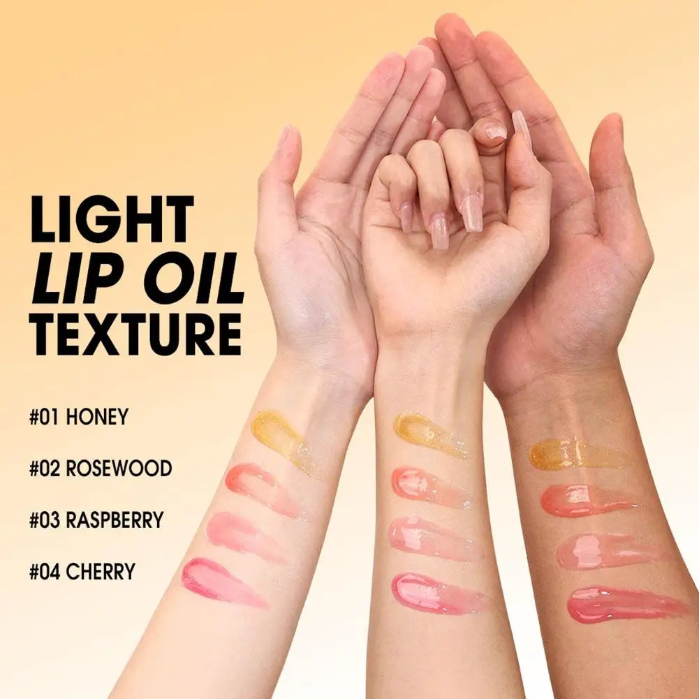 Lip Oil Gloss Lip Plumper Makeup Moisturizing NonSticky Sexy Water Glossy Glitter Primer Tint Lip Balm Care Cosmetics