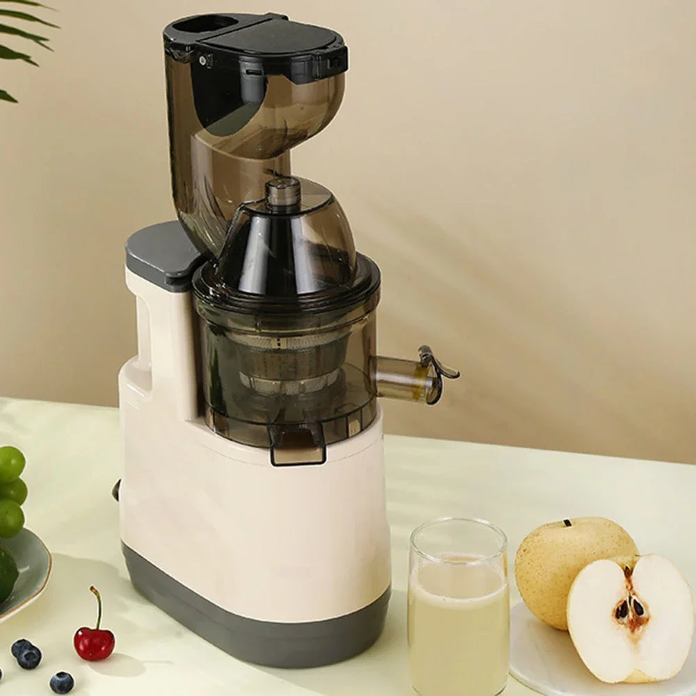 Houselin Slow Cold Press Juicer Machines Vegetable and Fruit, 500W Slow Masticating Juicer Machines with 7-inch Large Feed Chute