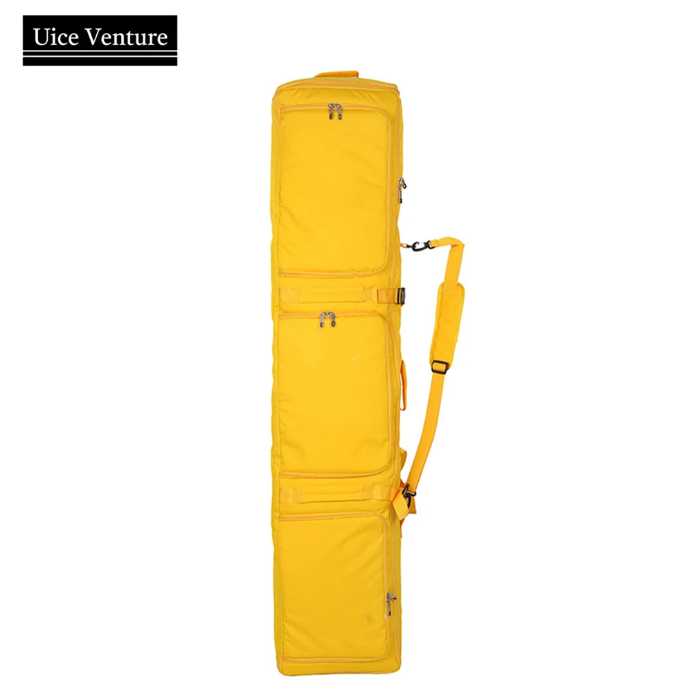 Ski Single Bag With Wheels Large Backpack Waterproof Snowboard Bag Roller With Wheels For Smooth Carrying Storage Transportation