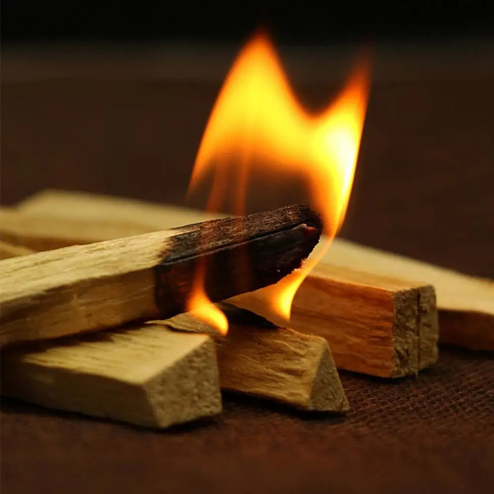5-50Pcs Palo Santo Scented Aroma Sticks Natural Crude Wood Strips Room Fragrance Strip Peru Flavor Yoga Healing for Purifying