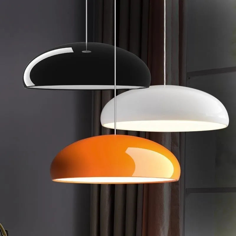 Nordic LED Pendant Light Macaron 35/45/60CM Round Hanging Luminaire Living Room Dining Room Caffee Home Lighting Decor Luminaire