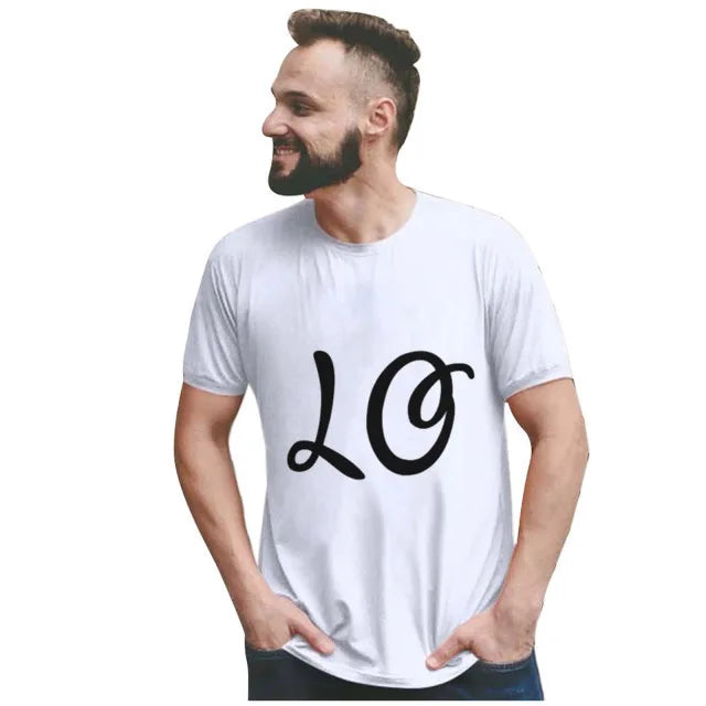 King Queen Couples T Shirt Combination Love Print Couple Tshirt Summer Fashion Woman T-shirt Casual O-Neck Tops Lovers Tee Shirt