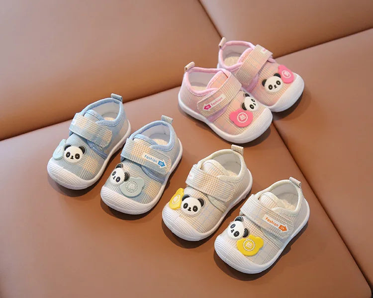 Baby Casual Shoes Breathable Canvas Shoes Infant Baby Girls Boys Soft Bottom Anti Slip First Walkers Toddler Sneakers Prewalker