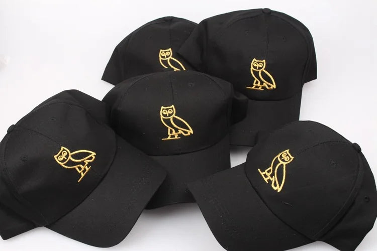 Fashion Trendy Pop Hip Hop Baseball Cap Embroidery Owl Sun Dad Hat for Men Women Streetwear Outdoor Caps Casquette Gorras