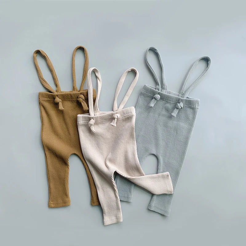 Summer Newborn Infant Baby Boys Girls Romper Jumpsuits Infant Clothes One Piece Overalls Solid Color Sleeveless