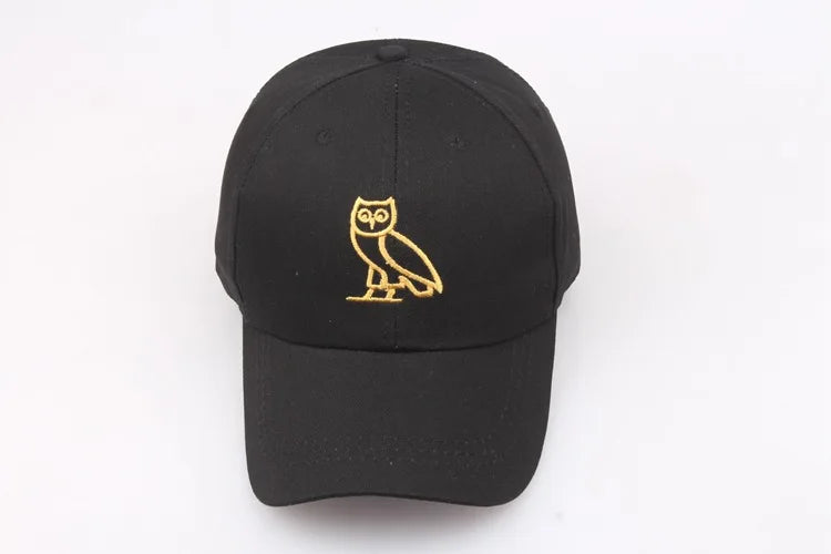 Fashion Trendy Pop Hip Hop Baseball Cap Embroidery Owl Sun Dad Hat for Men Women Streetwear Outdoor Caps Casquette Gorras