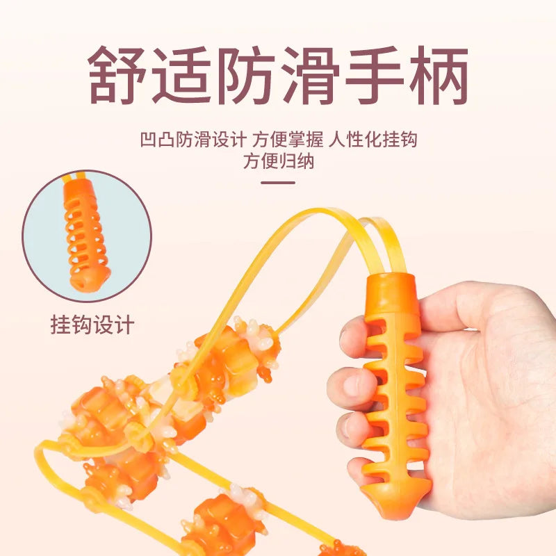 Back Massager Rollers Rope for Back and Neck Manual Massage with Muscle Recovery Massage Tools Relaxation Relief Stress Массажер