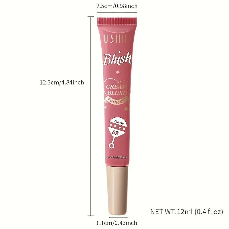 4 Colors Lasting Natural Liquid Blush Eyeshadow Liquid Contouring Face Blusher Waterproof Facial Blush Stick Light Liquid Blush