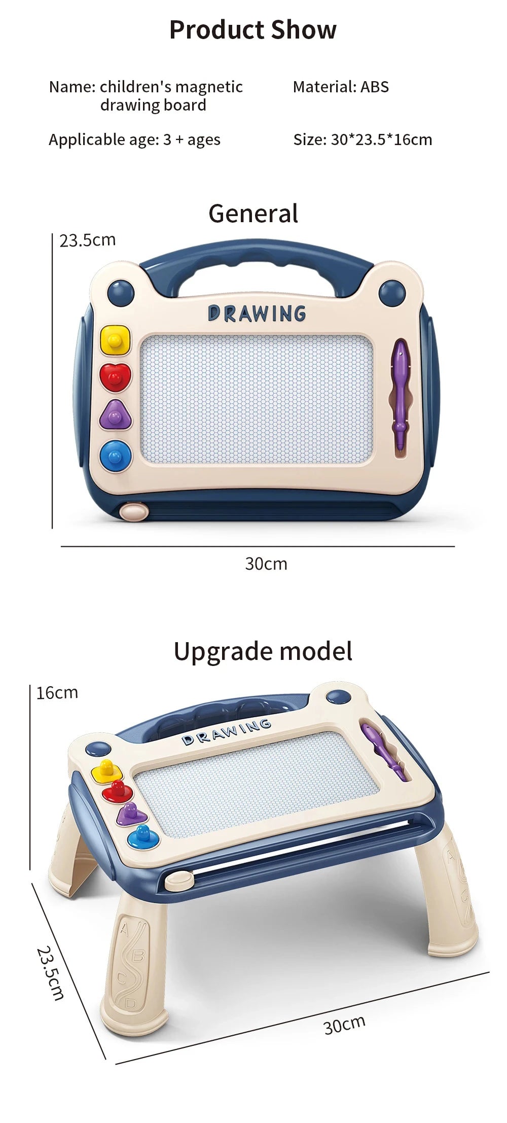 Children Magnetic Drawing Board WordPad Baby Color Graffiti Board Art Educational Drawing Toys Drawing Tool Gifts For Kids Toy