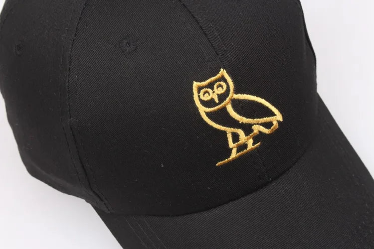 Fashion Trendy Pop Hip Hop Baseball Cap Embroidery Owl Sun Dad Hat for Men Women Streetwear Outdoor Caps Casquette Gorras