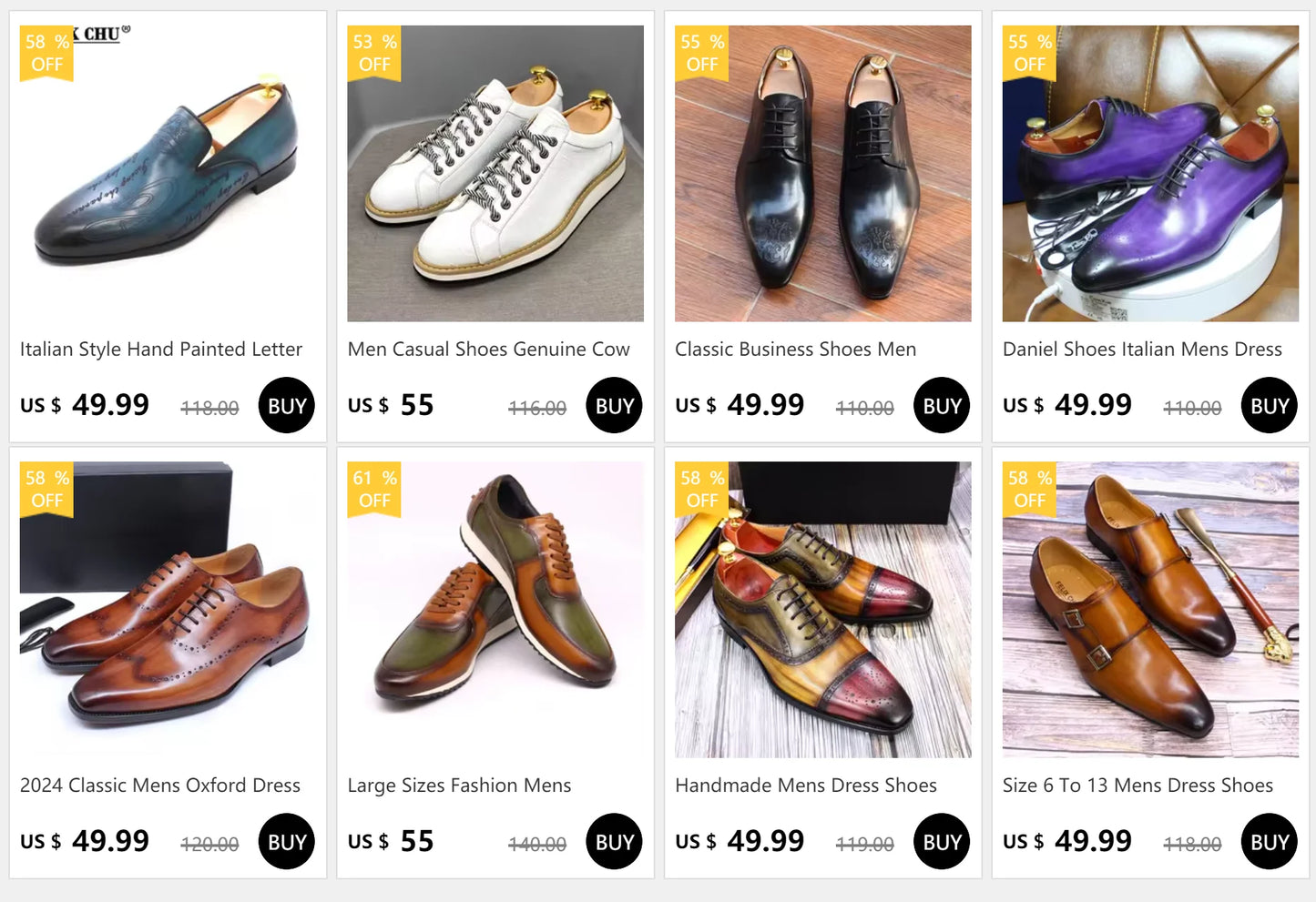 Luxury Brand Half Shoes for Men Genuine Leather Brown Blue Flat Mules Black Casual Shoes Mens Fashion Mocassin Homme Chaussure
