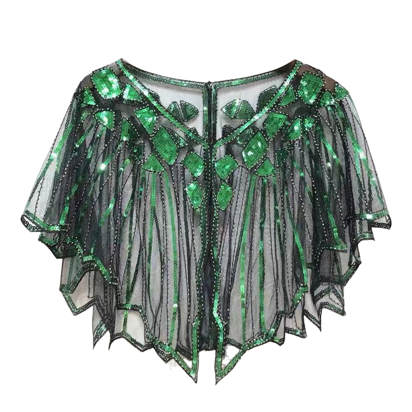 Sequins Coat Poncho Women Scarf Outfits Black Cape Ladies Scarves Party Outerwear Shawls Casaco Wraps Woman Clothes Robe Mujer