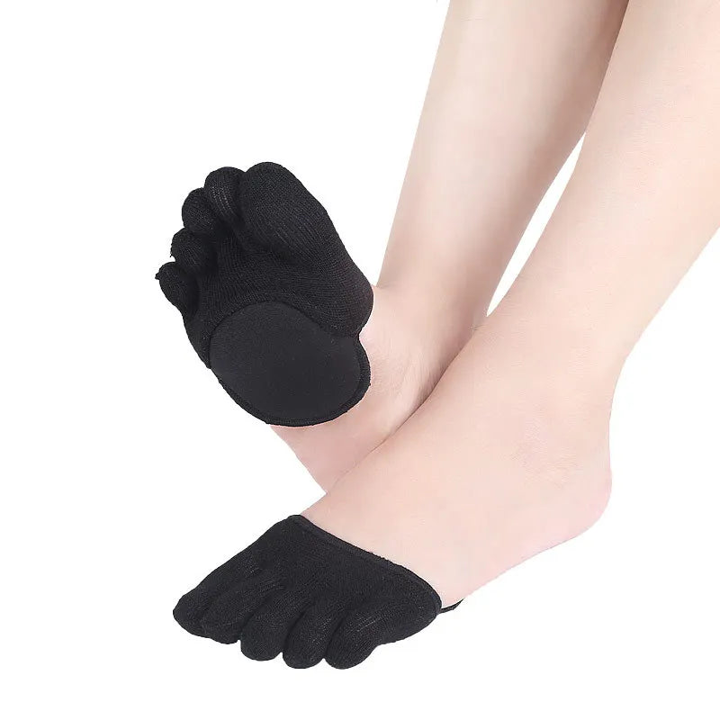 Foot Care Toe Separator Socks for Pedicure Forefoot Pads Toe Pad Orthopedic Cotton Sock Relief Pain Toe Protector Foot Care Tool