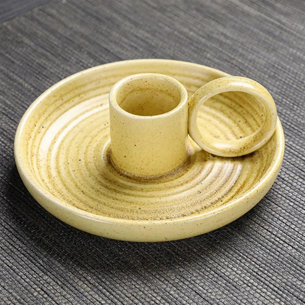 Palo Santo Sticks Holder Ceramic Sage Holder Ash Catcher Incense Burner Scent Wood Stand Burning Bowl with Handle for Palo Santo