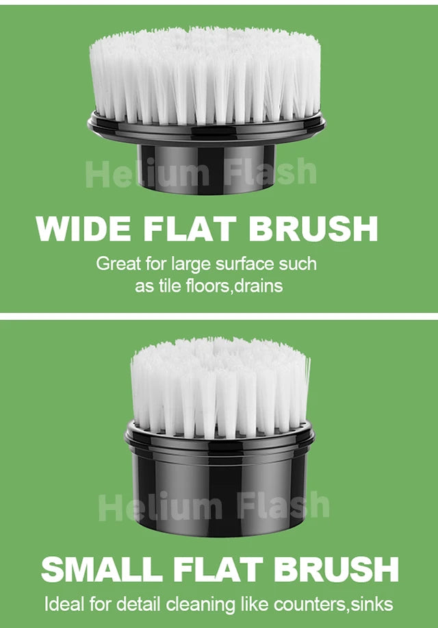 Electric Multipurpose Cleaning Brush Kitchen Gadgets Hair Brushes Bathroom Broom Toilet Household Cordless Spin Scrubber Mops