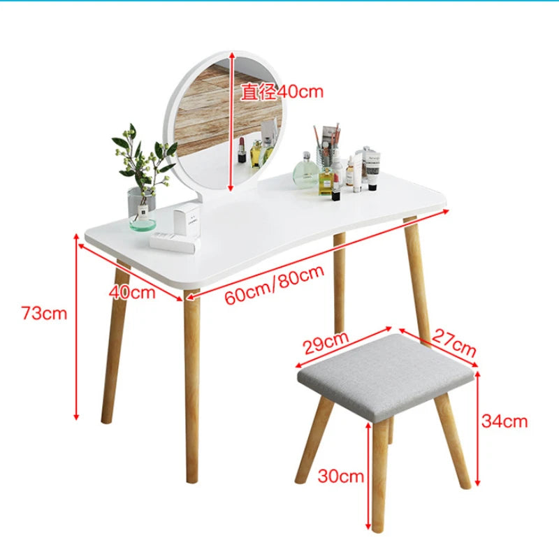 Bedroom Dresser Modern Dressing Table with Stool Mirror Dressing Table Bedroom Makeup Dressing Table Home Furniture